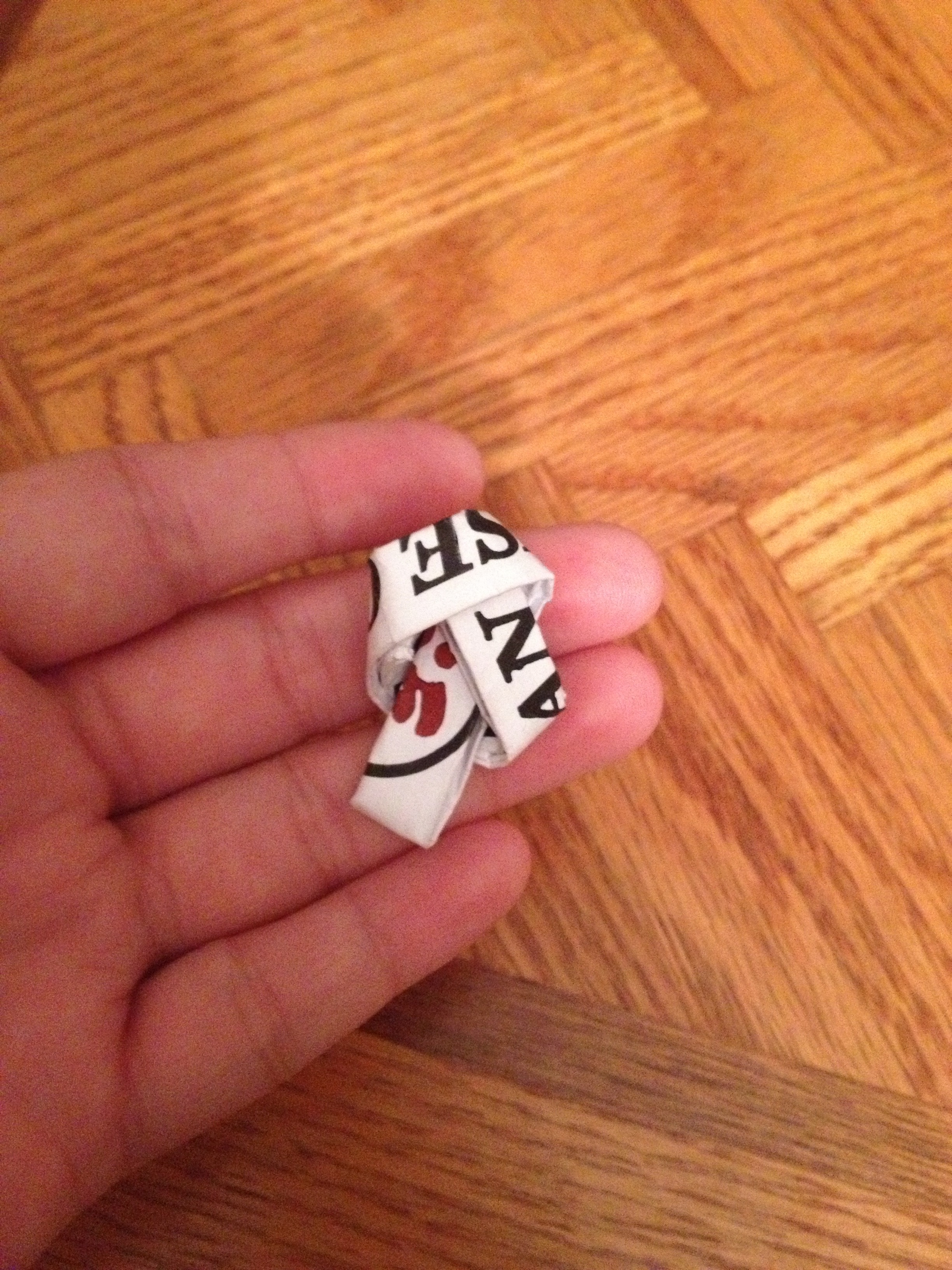 Chopstick Rest Made From Chopstick Wrapper 9 Steps Instructables