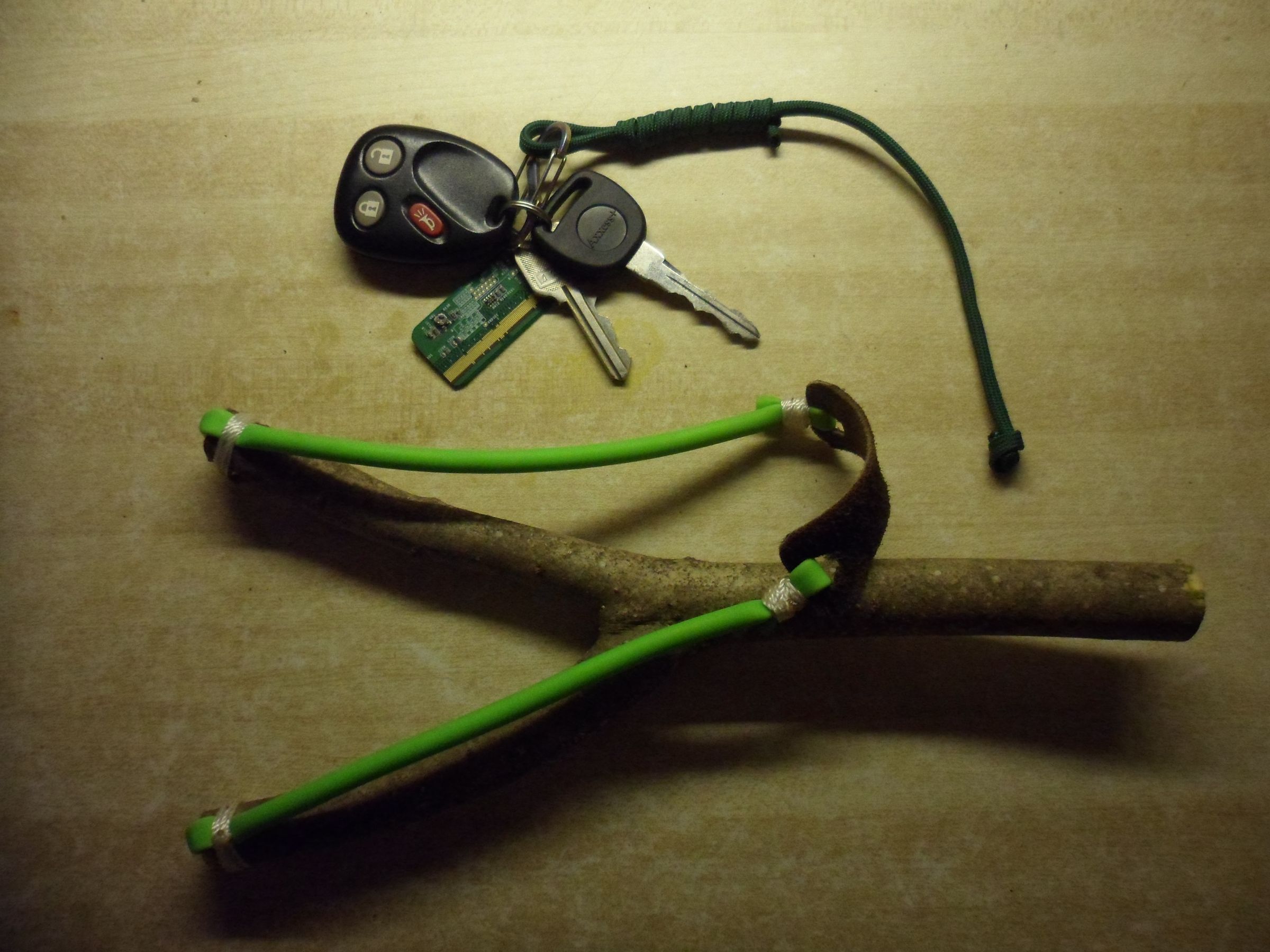 Slingshot From Paracord Keychain 8 Steps Instructables
