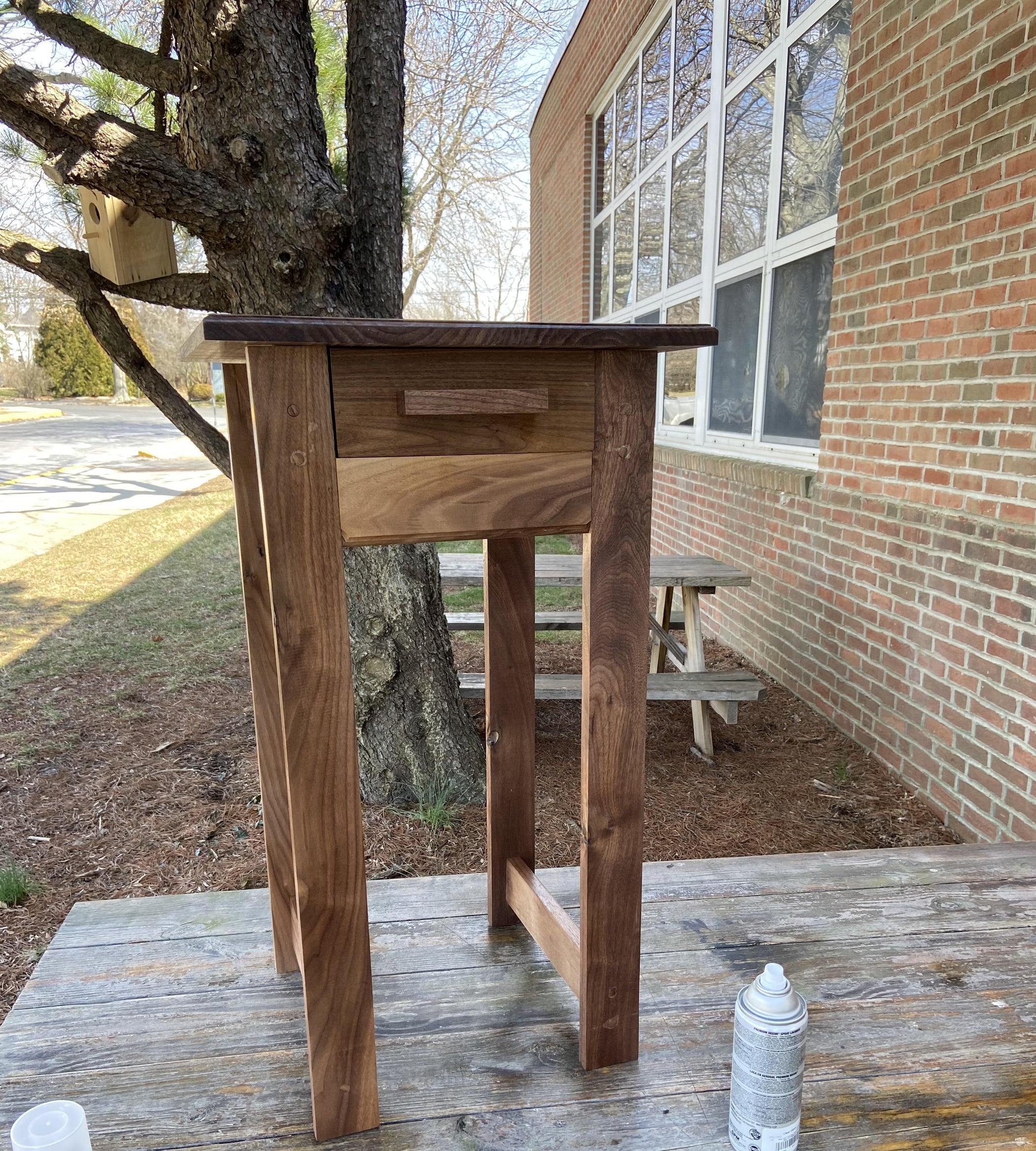 End Table 7 Steps Instructables
