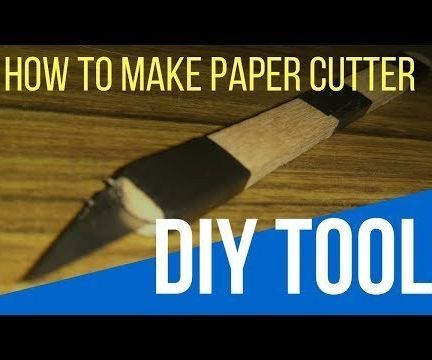 How to Make a DIY Paper Cutter Easily at Home