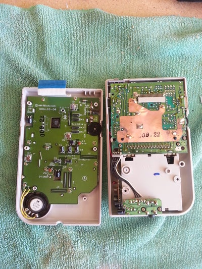 Dis-assembly of Holster, Game Boy, and Wiimote