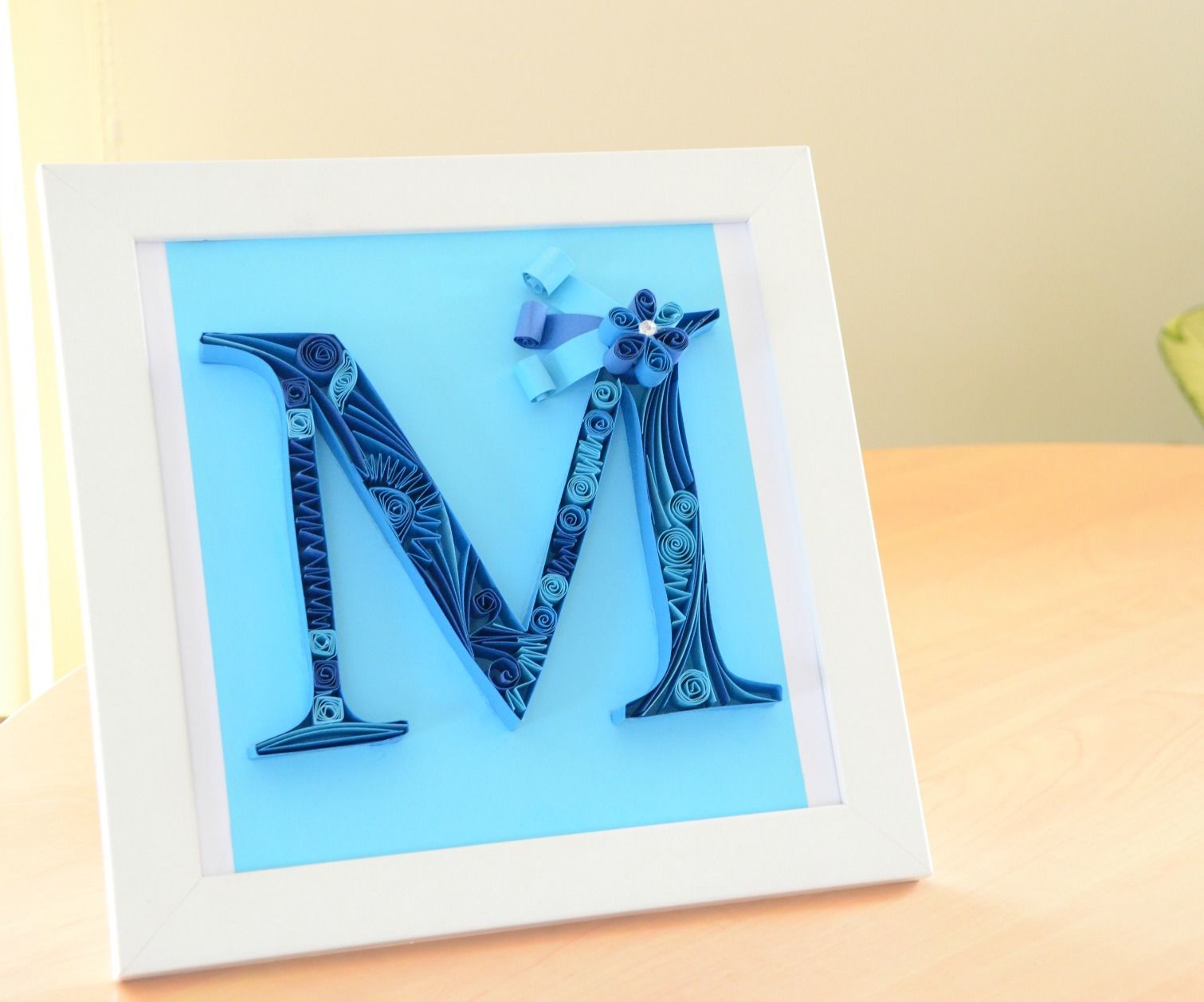 Paper Quilling Letter M