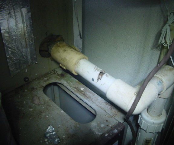 Making an Air Conditioning Condensate Drain Line Removable