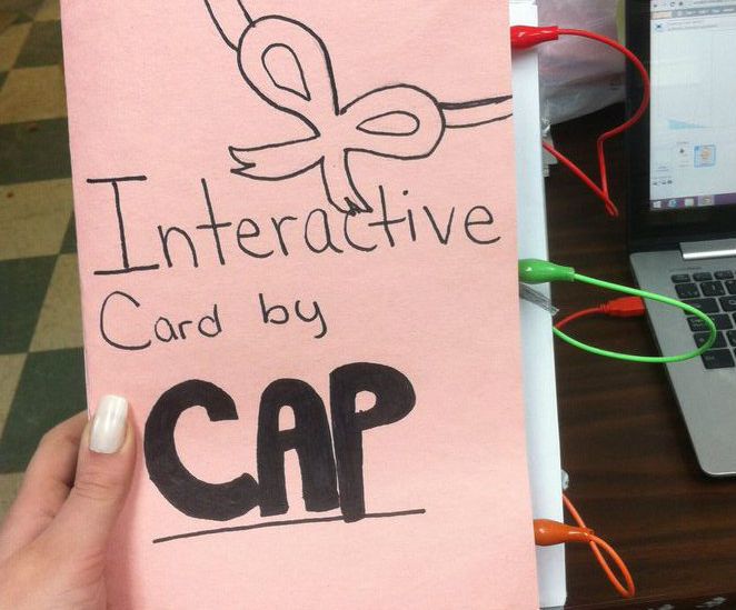 Interactive E-Card Using Makey Makey and Scratch!