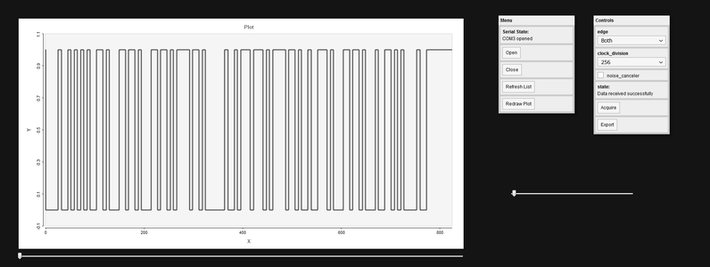 Capture Results and CSV Data Export