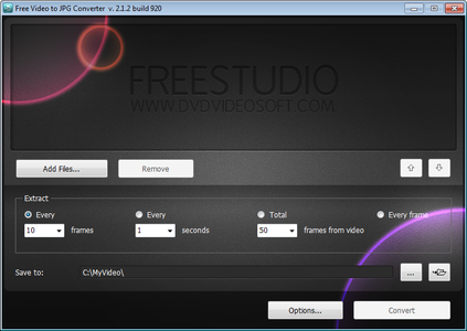 Download and Install Software( Free Video to JPG Converter )