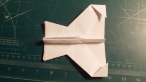 Step 7 Fold the Winglets, Secondary Wings  and a Tail