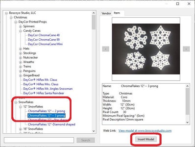 If You Have a Custom Coro Shape (ex. Snowflake, Candy Cane) and Not the 3D Tree