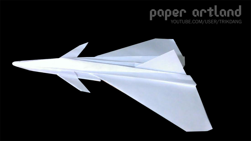 Cool Paper Airplane Tutorial: Eurofighter-Typhoon