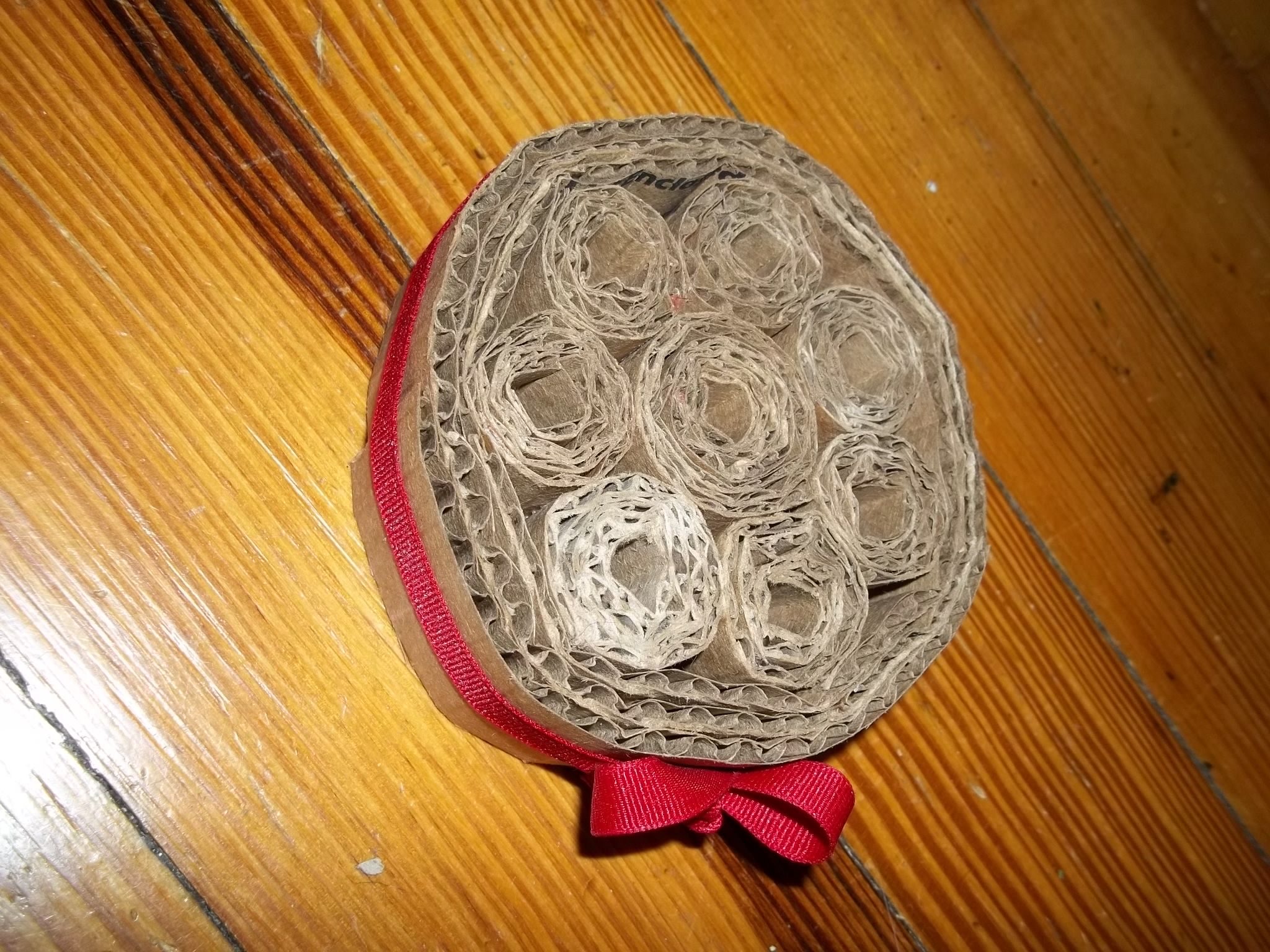 Coaster for Hot Beverages From Cardboard