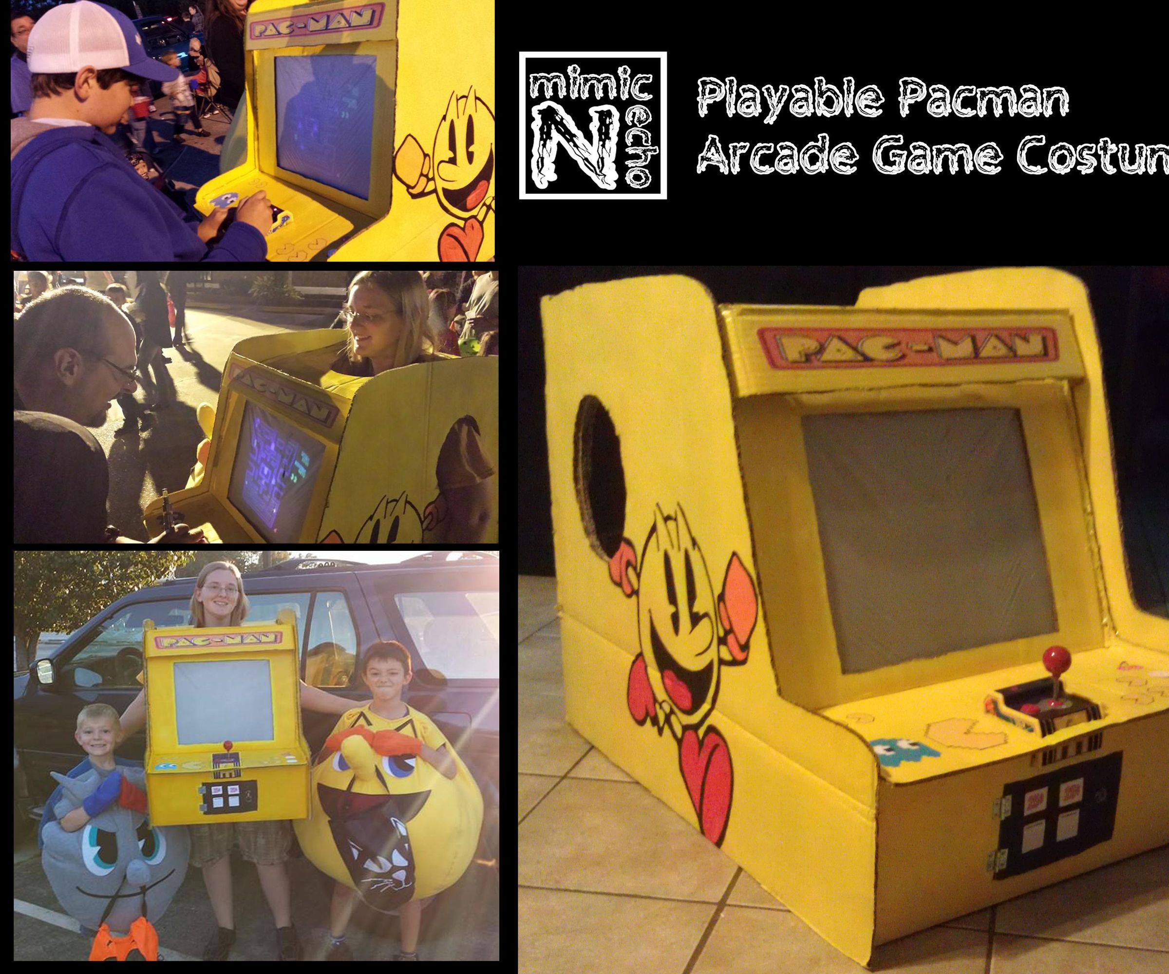 Playable Pacman Arcade Game Costume