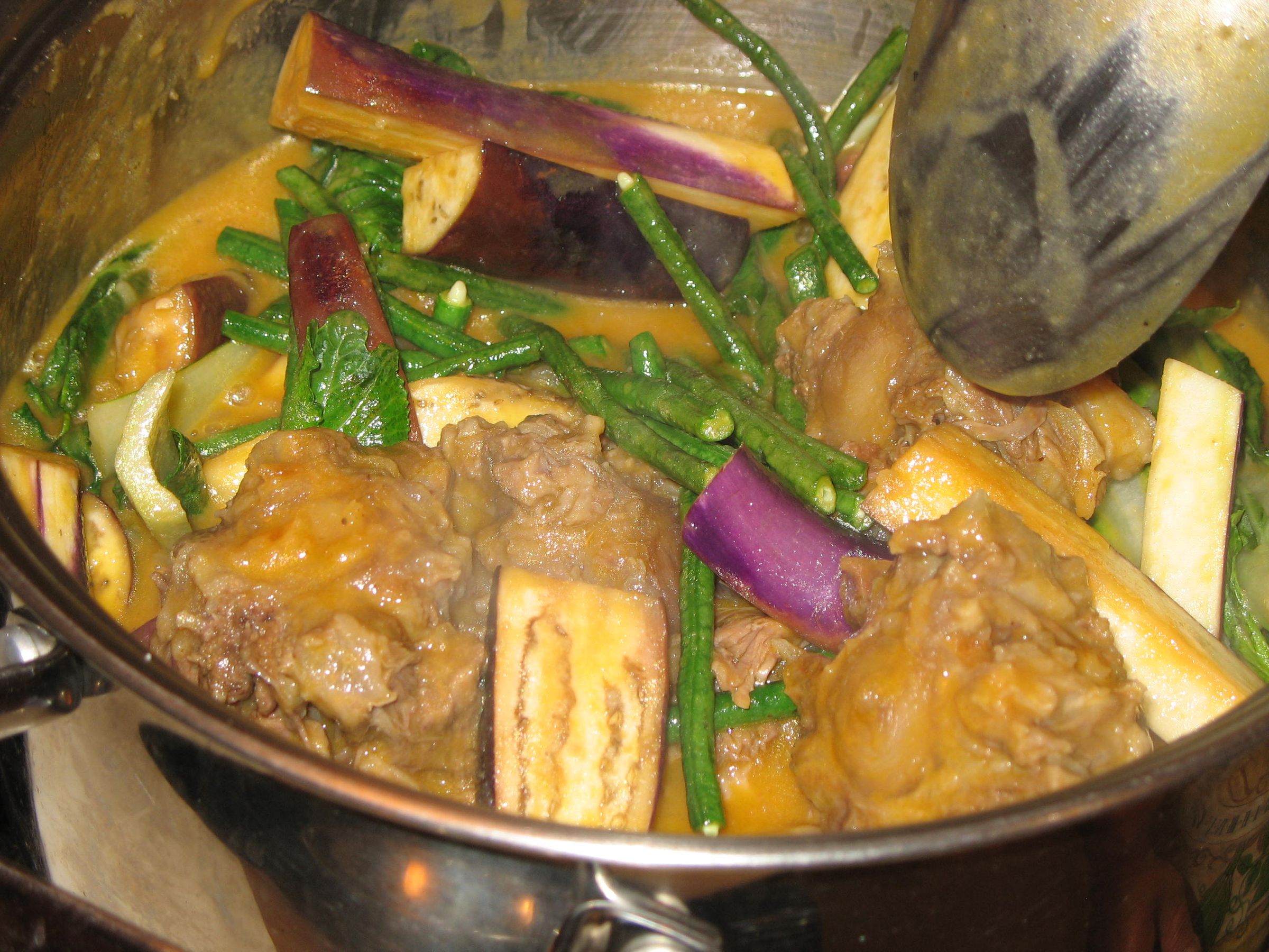 Kare-Kare: Filipino ox tail stew
