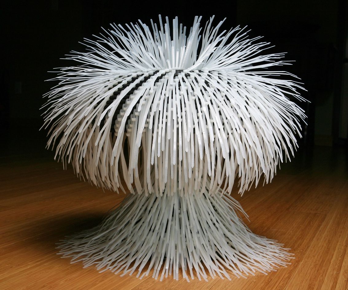 Coiling Baskets with Cable Ties