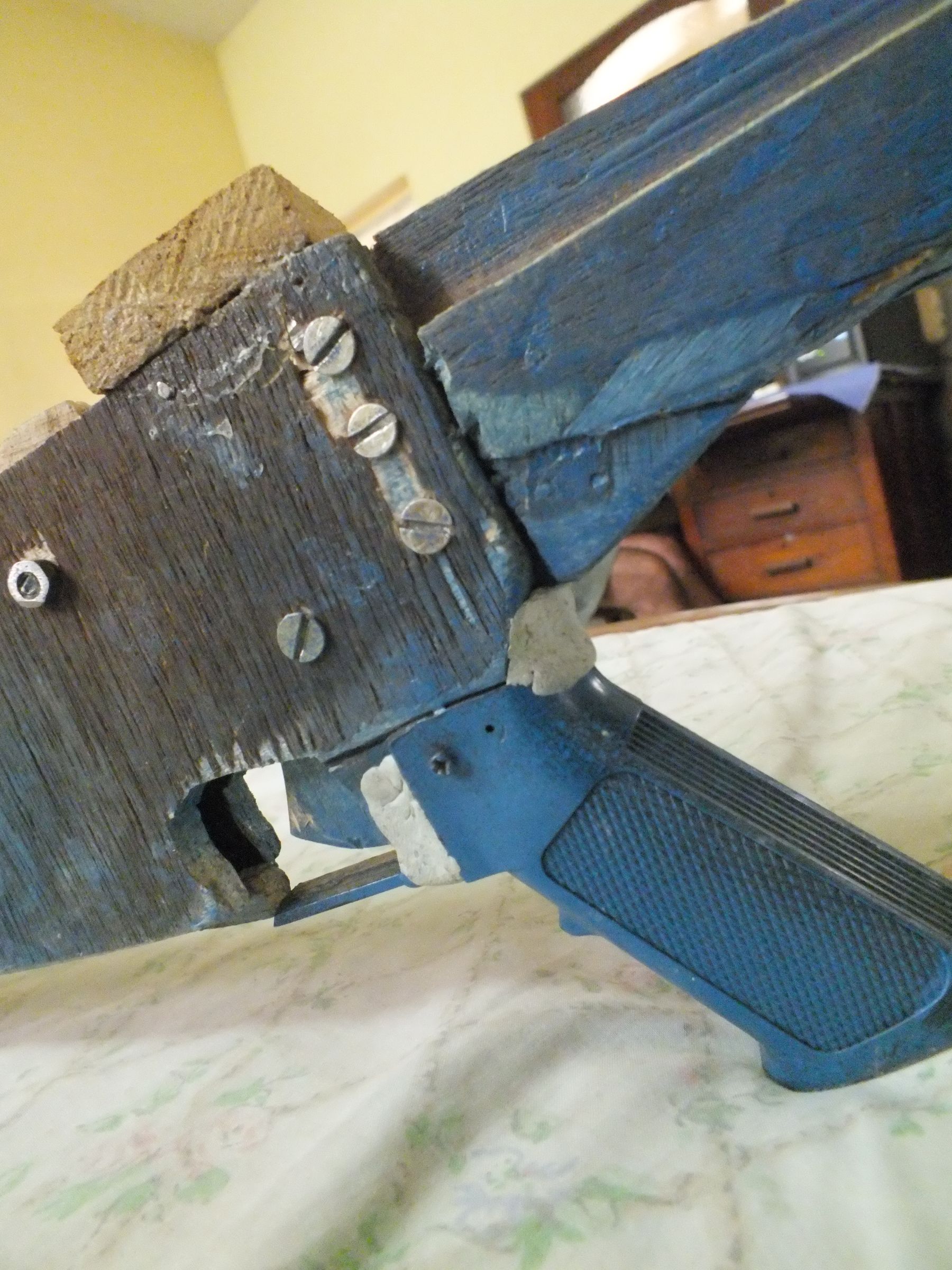Cross Pistol or Mechanism of Crossbow