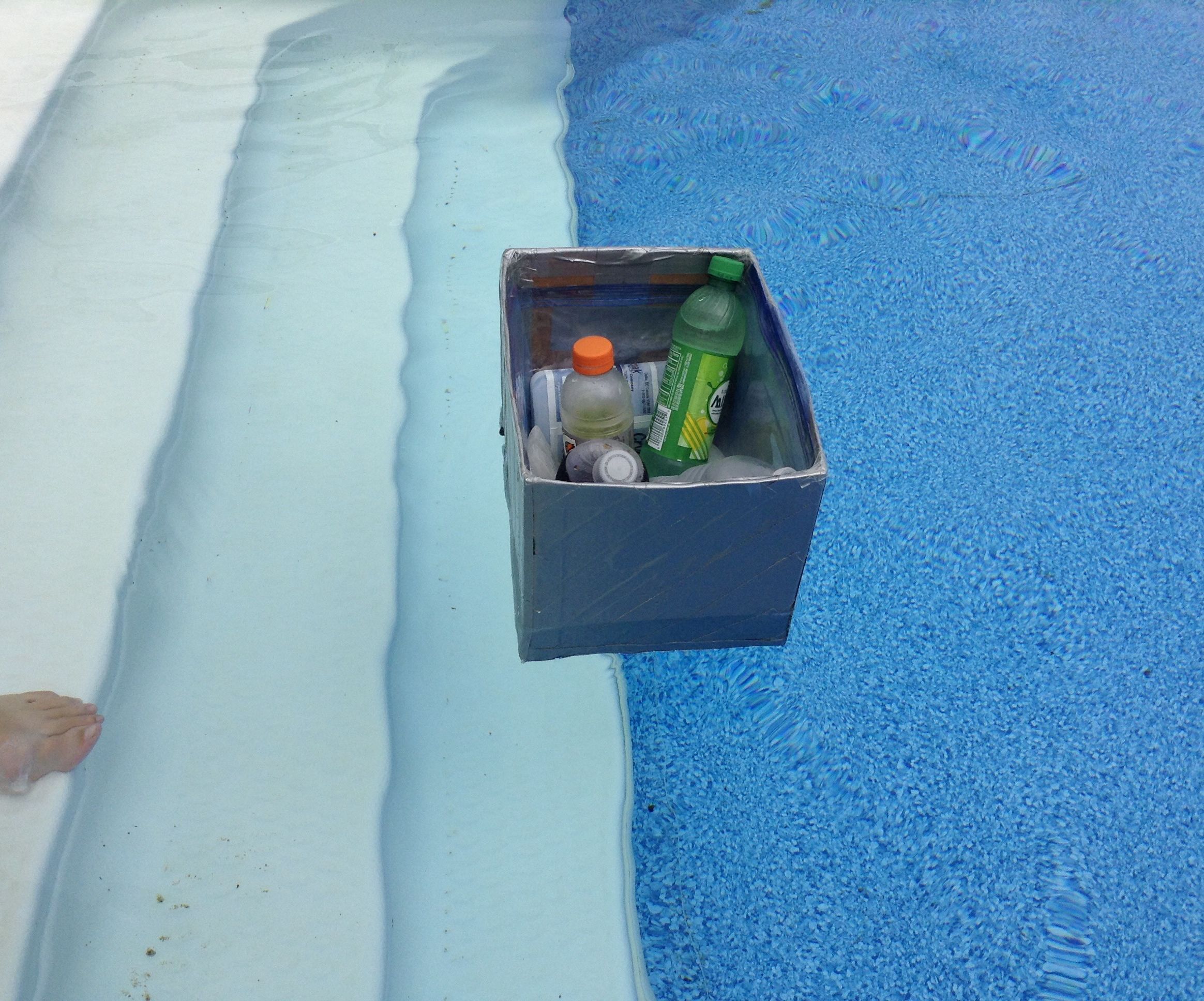 Easy Cardboard Floating Cooler