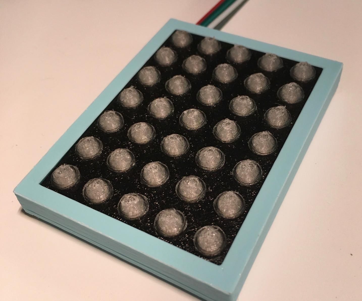 A Simple 5x7 NeoPixel Display