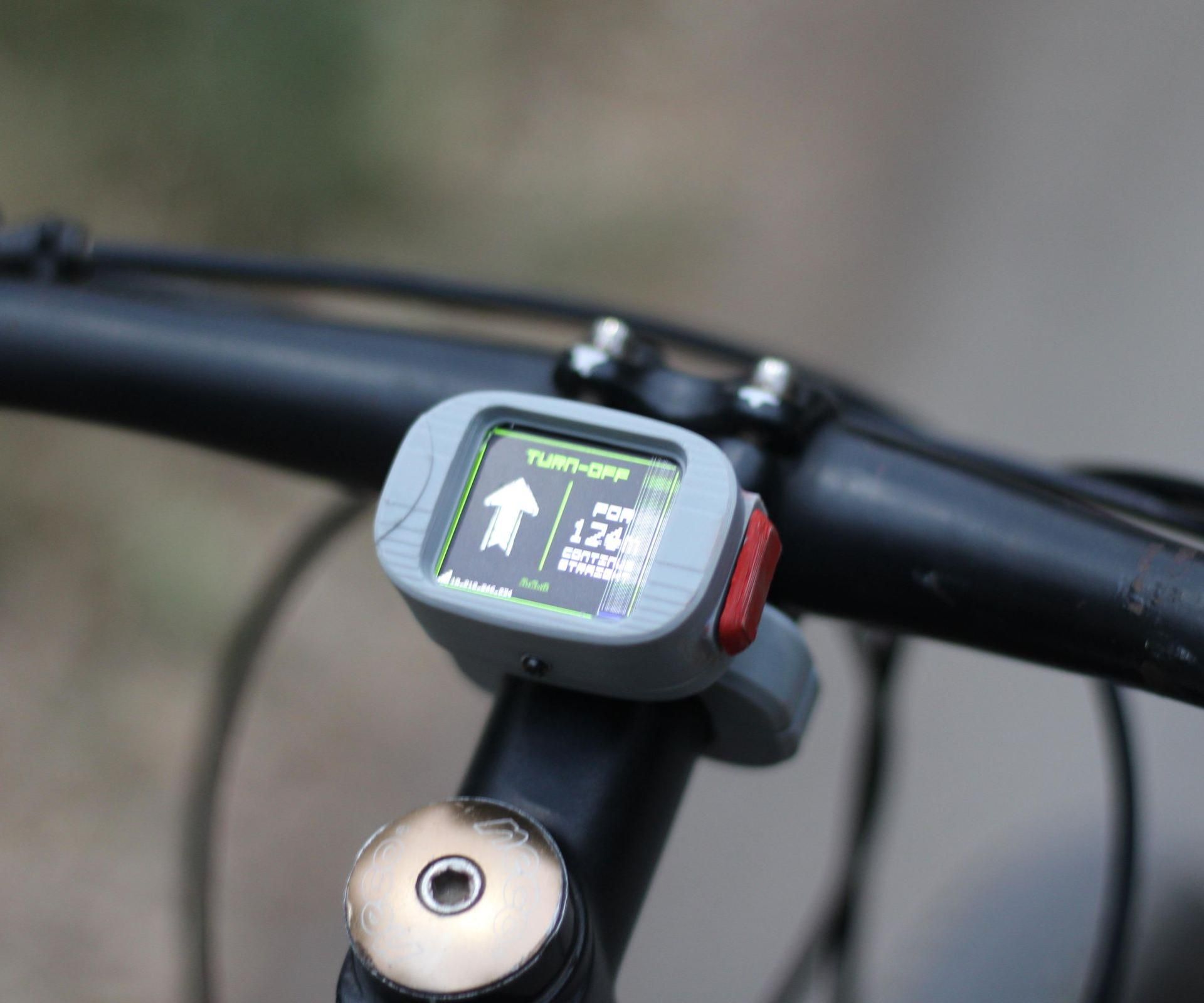 TURN-OFF : a Minimal GPS Navigation System for Bicycles