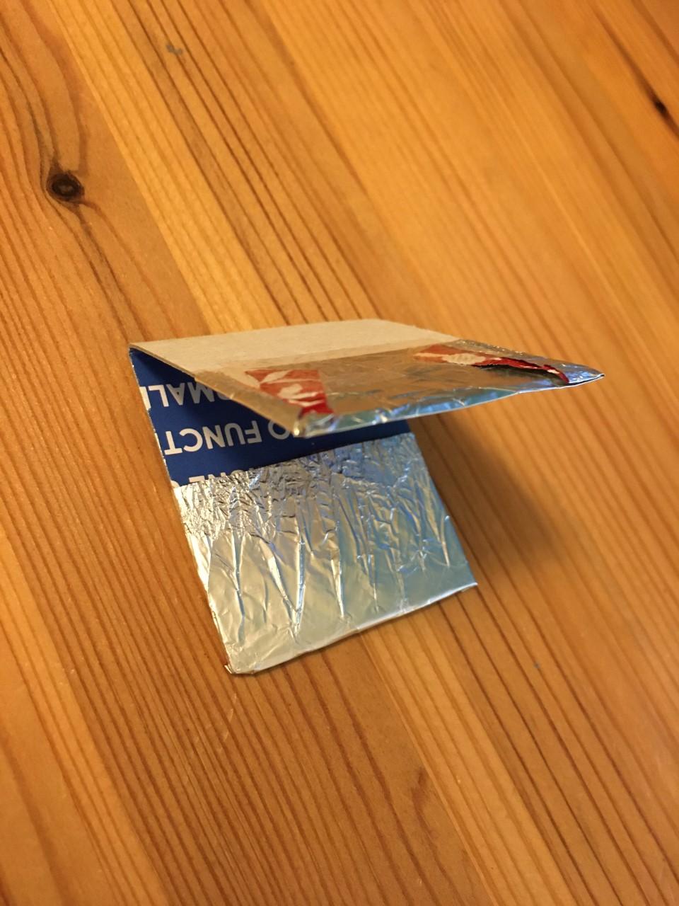 Make a Switch From Cardboard and a Foil Wrapper
