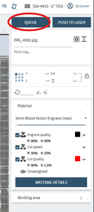 Start the Engraving and Cutting
