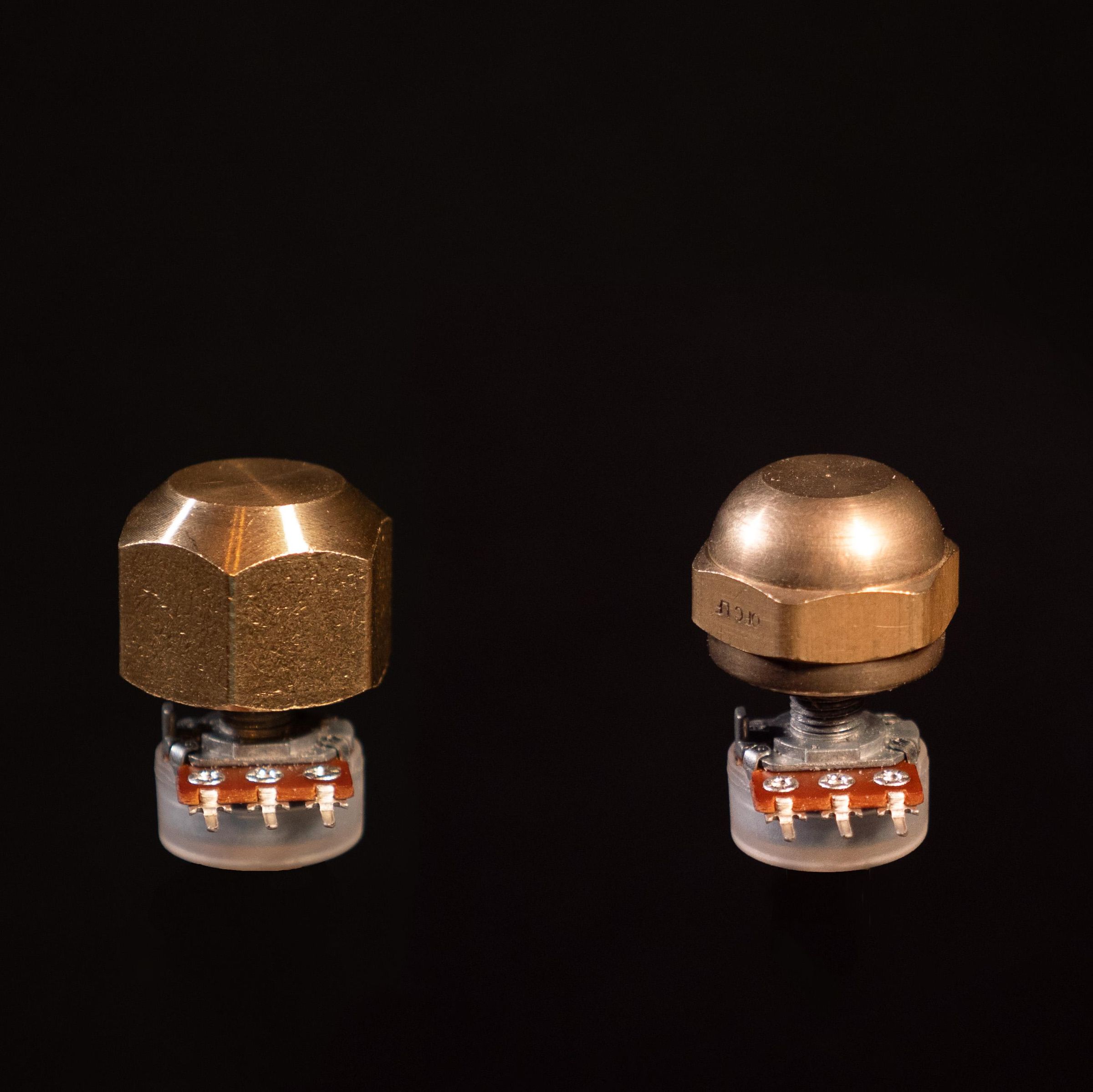 Converting Brass Hardware Into Potentiometer Knobs With 3D Printing 6