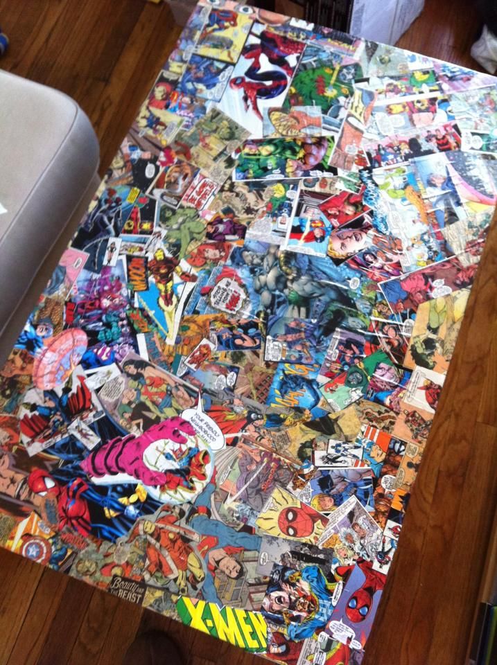 Comic Book Coffee Table