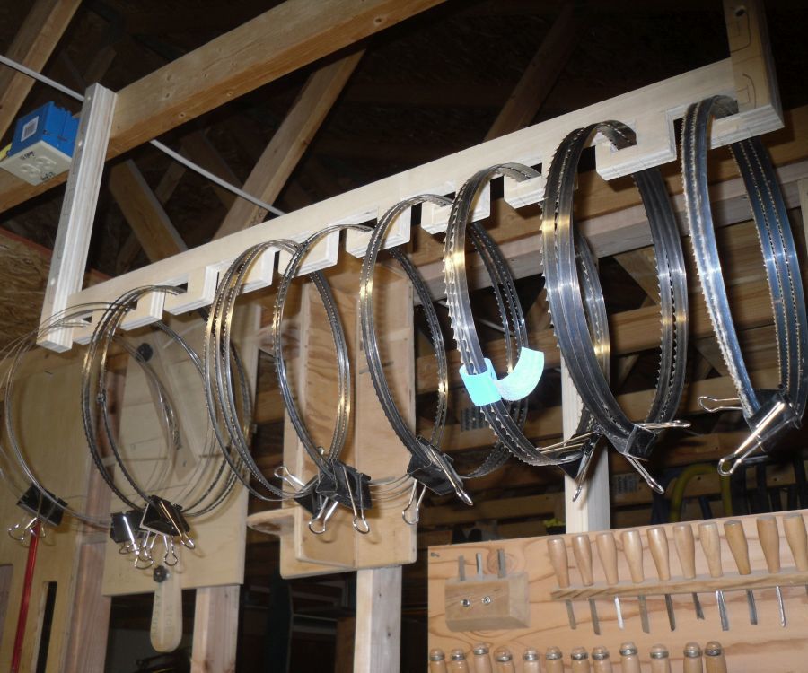 Bandsaw Blade Storage - Easy, Inexpensive & Convenient