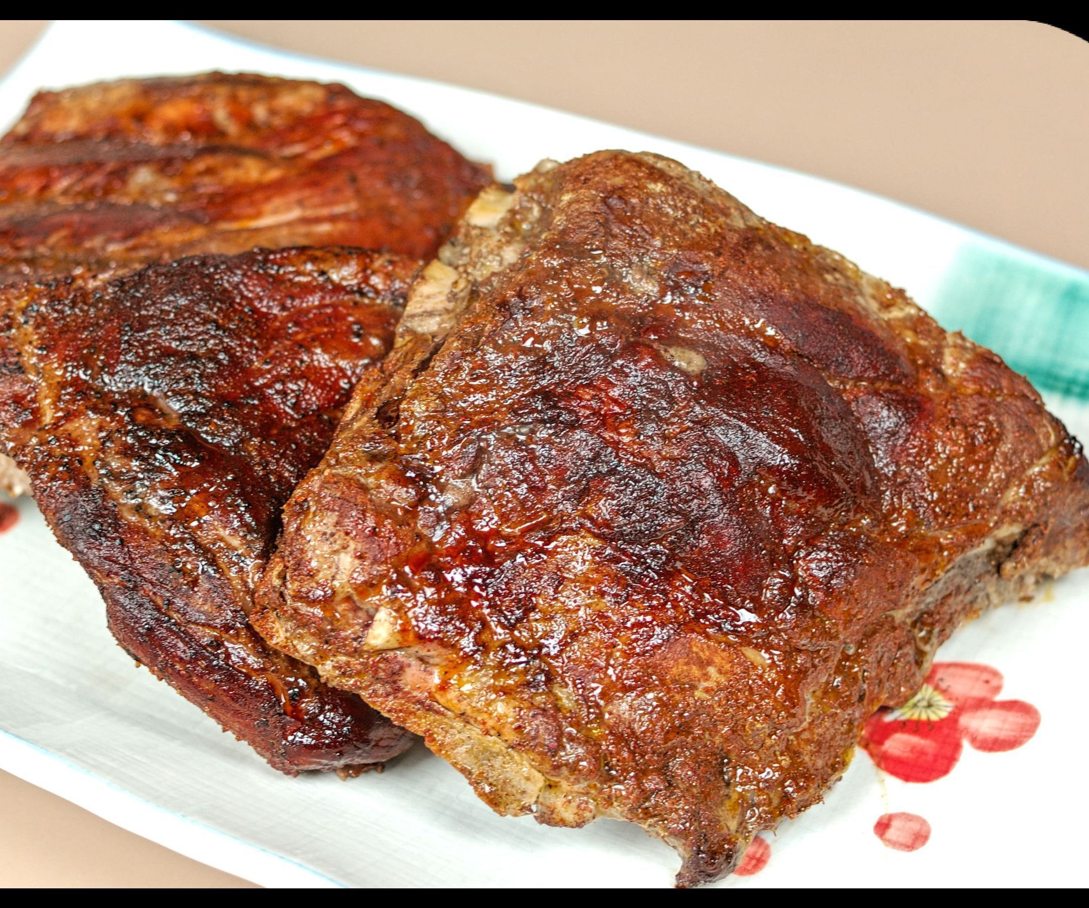 Smoked Ribs - Dry Rubbed