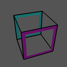 3d 4-Dimensional Tesseract Hypercube Model B TJT4/6 : 8 Steps (with ...