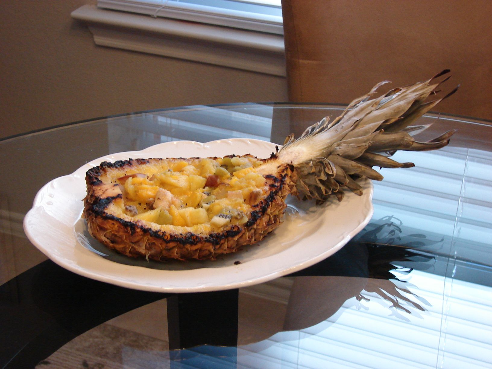 Grilled Pineapple Fruit Salad