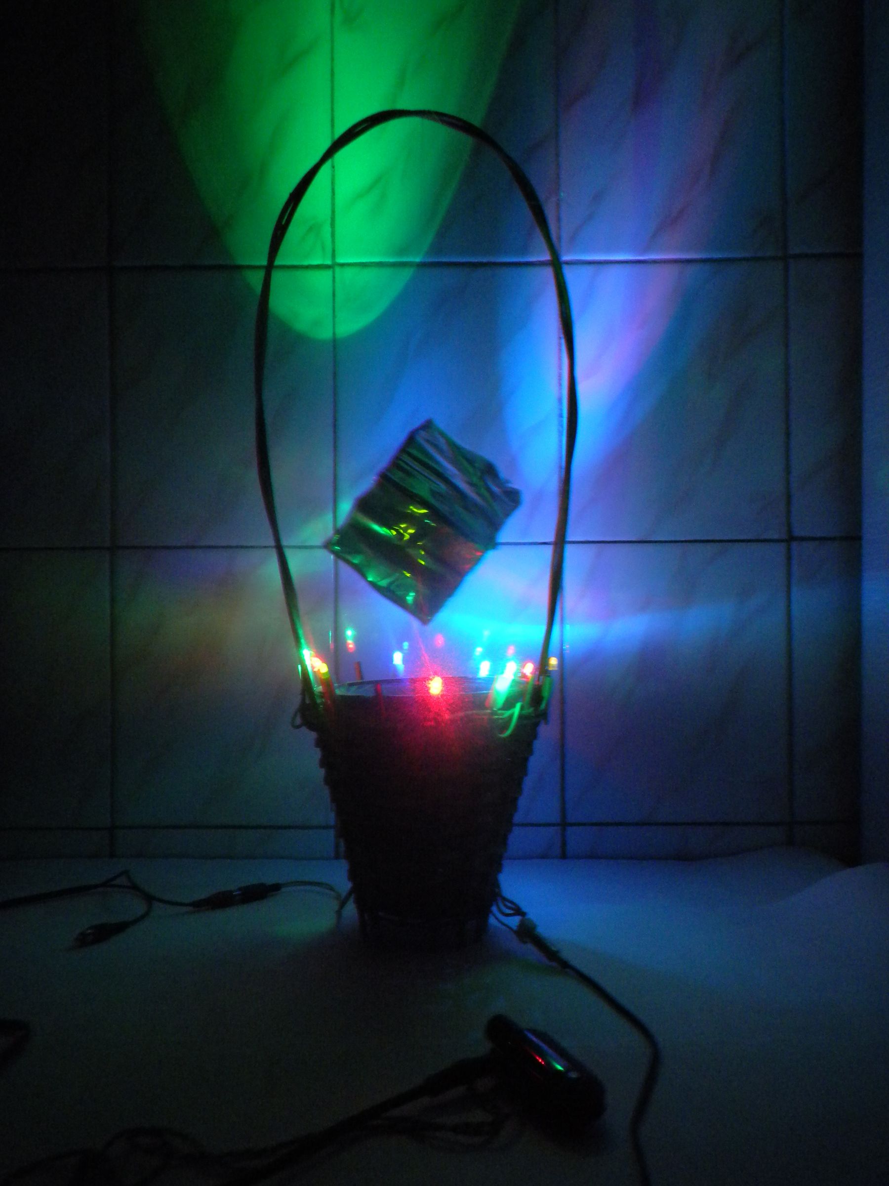 LED and Music Flower Basket
