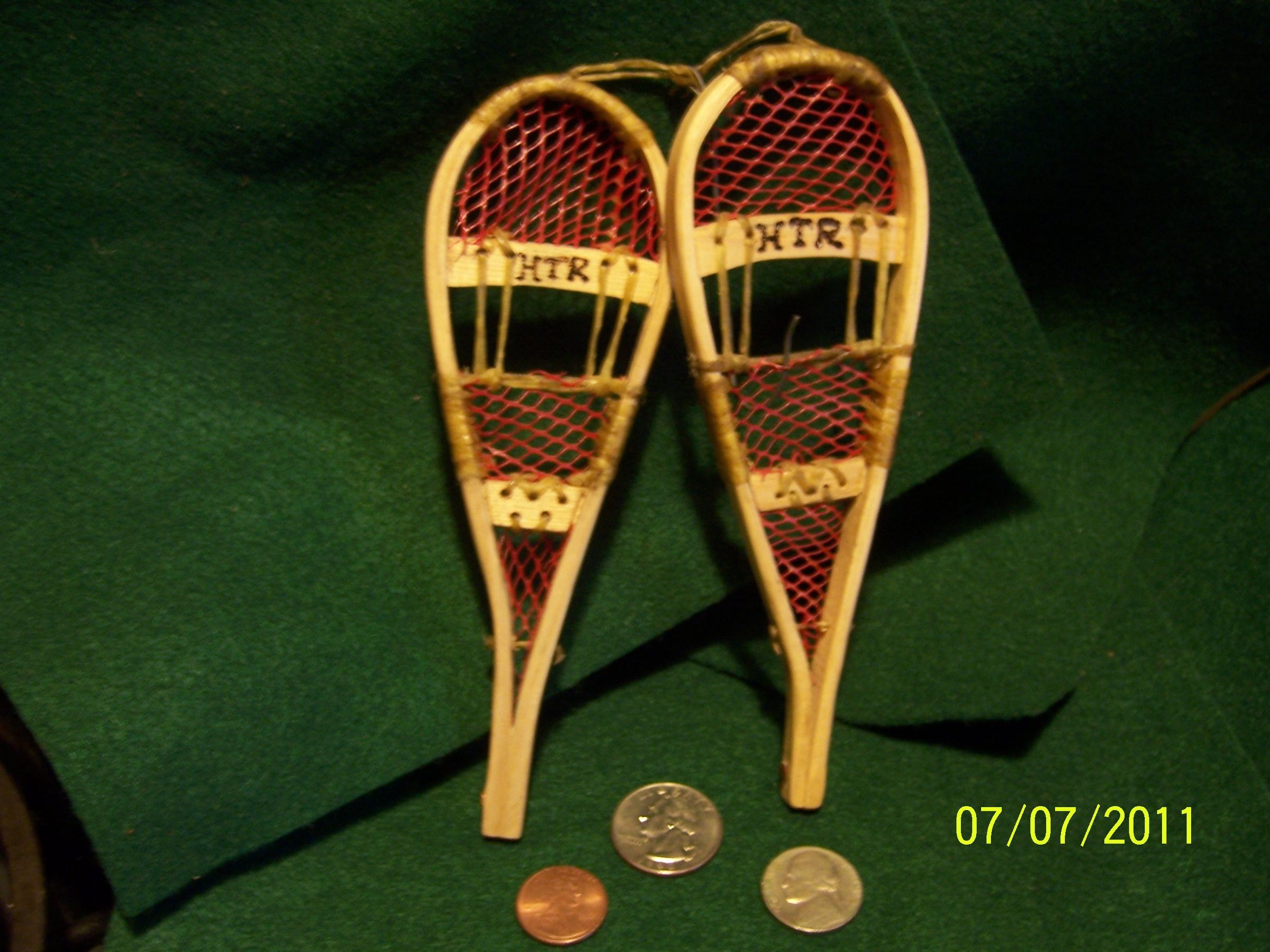 Mini Wooden (Ash) Snowshoes