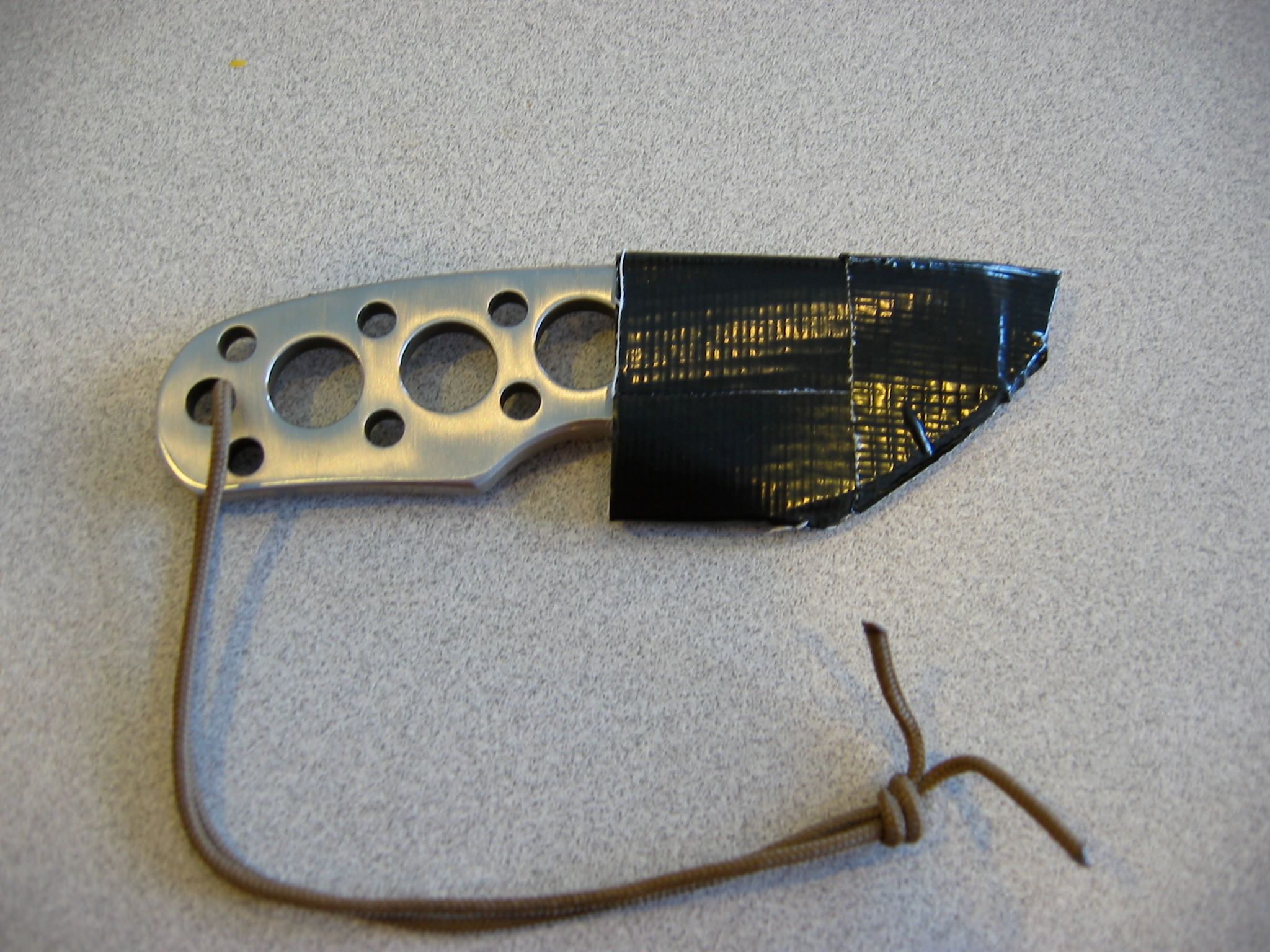 Duct Tape & Milk Jug Knife Sheath