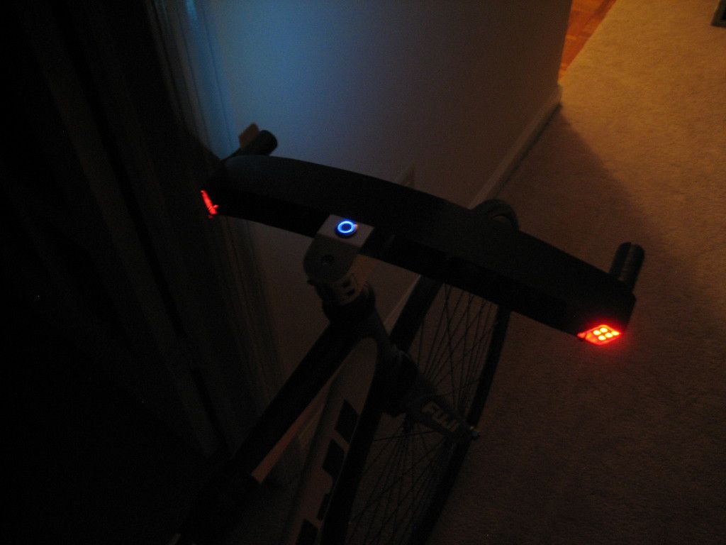 Carbon Fiber Handlebar With Integrated LEDs