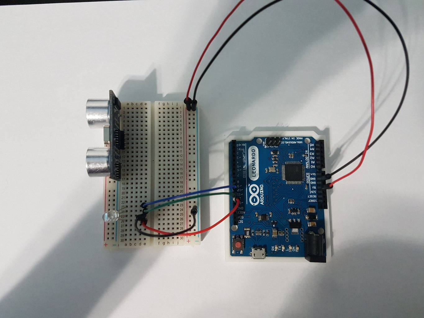 Ultrasonic Parking Sensor With Arduino : 6 Steps Circuit Diagram