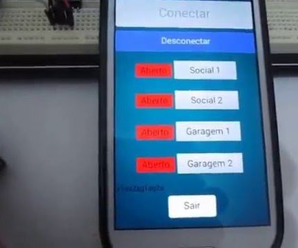 Arduino Bluetooth Garage Door Control With Sensors and Customizable Android App
