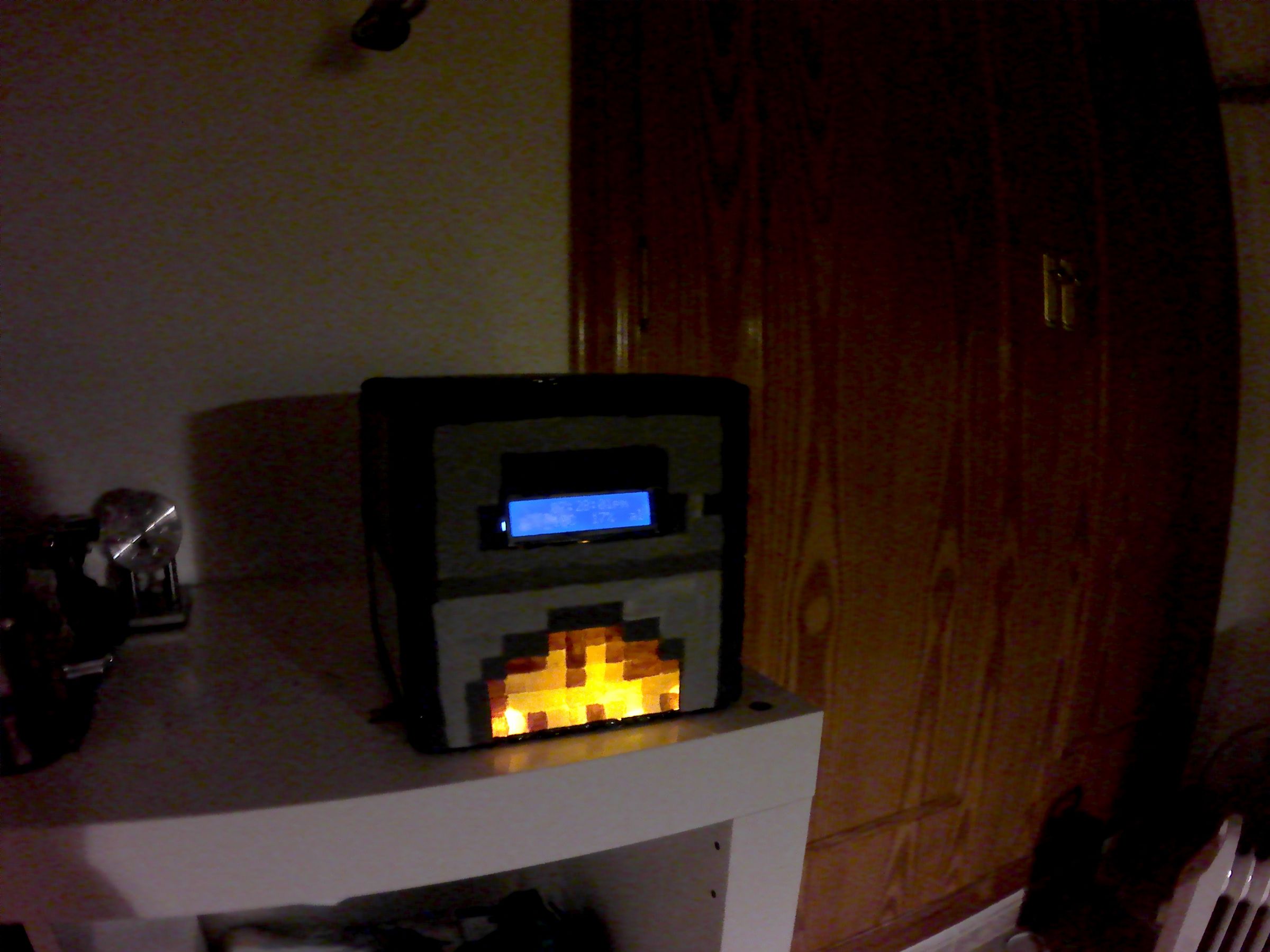 Minecraft Glowing Furnace Clock W/Arduino Nano : 5 Steps (with Pictures ...
