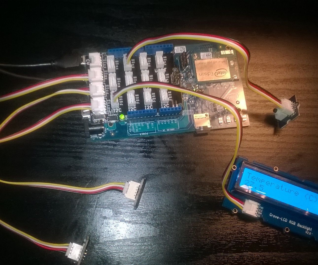 Intel Edison: Ambient Sensor (data to cloud)