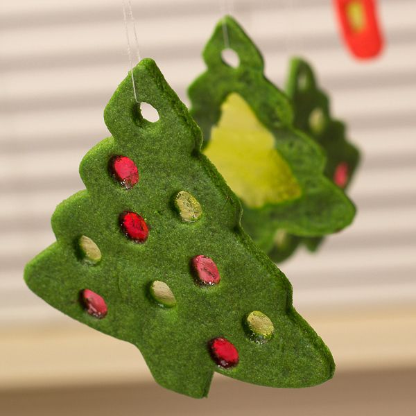 Stained Glass Christmas Cookies