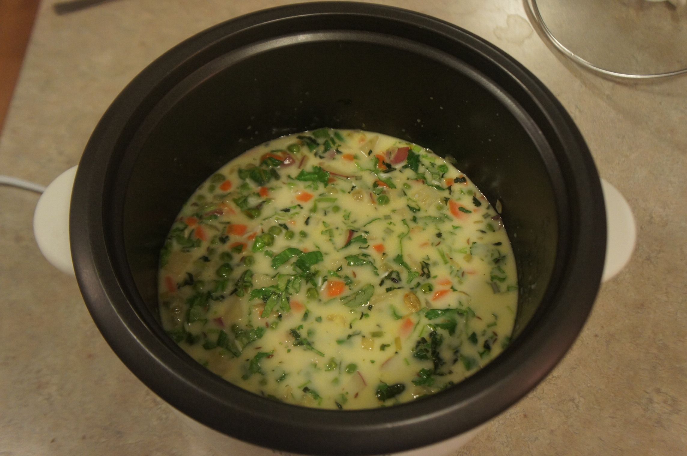 Vegetable Rice Cooked With Coconut Milk 3 Steps Instructables