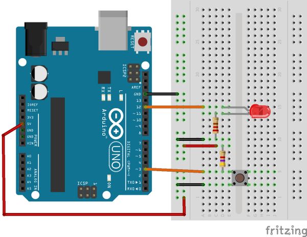 Understanding the Pull-up/Pull-down Resistors With Arduino : 6 Steps ...