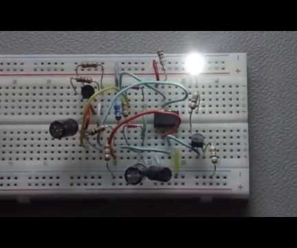 Discrete Analog Linear LED Fader Using Synthetic Inductor