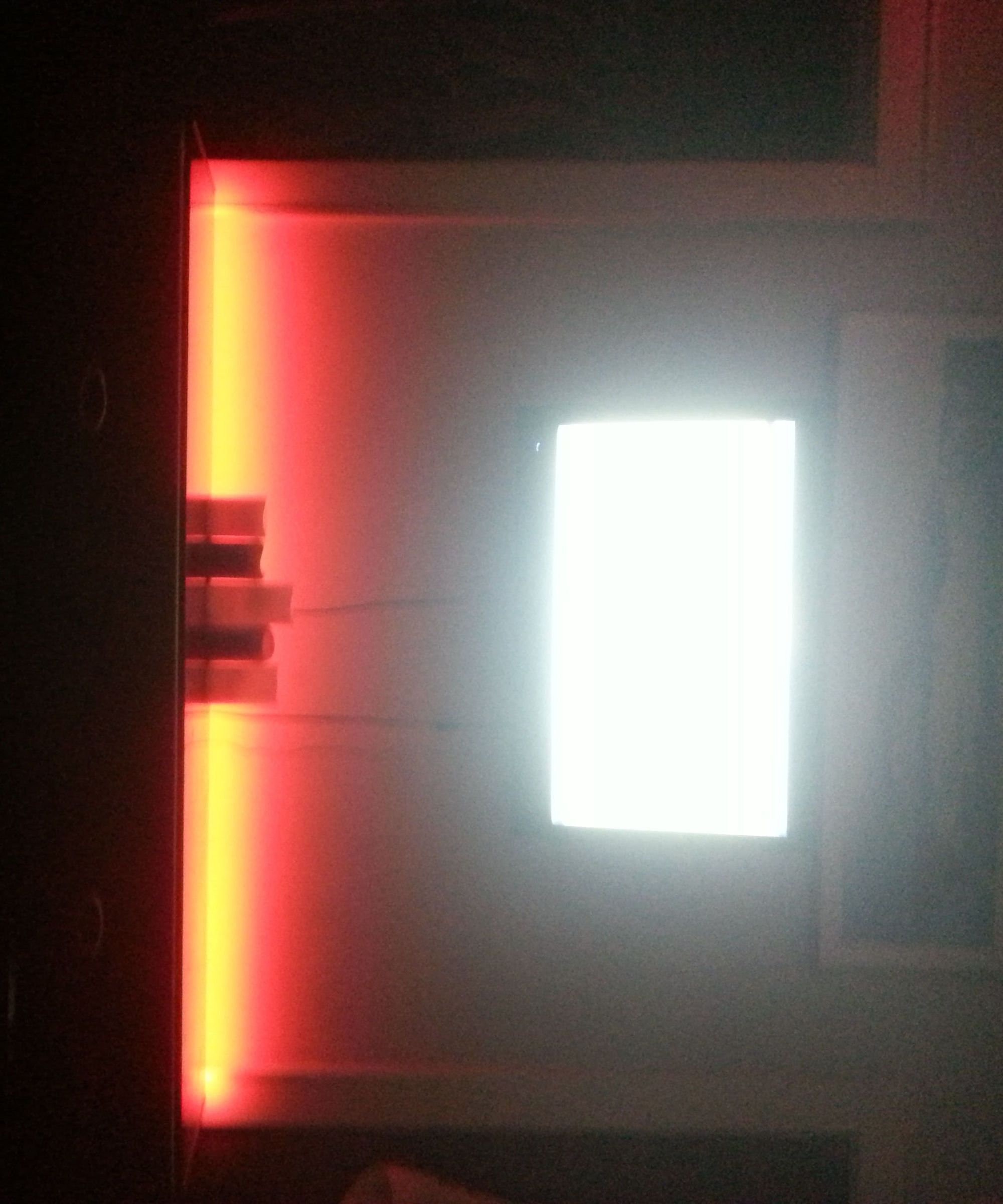 Red L.E.D. Strip Bedroom Lighting