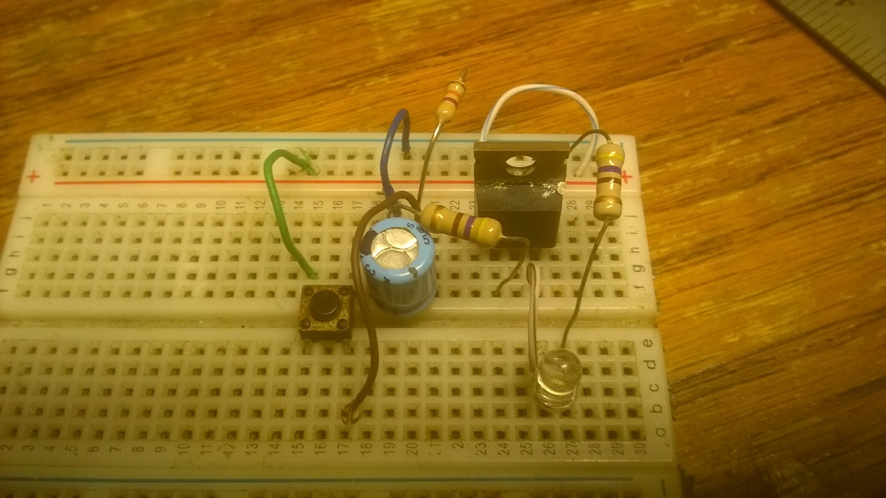 A Simple Time Delay Circuit : 3 Steps (with Pictures) Circuit Diagram