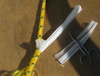 Eyesplice for Nonwoven Fabric-core Buoyant Rope : 8 Steps (with ...