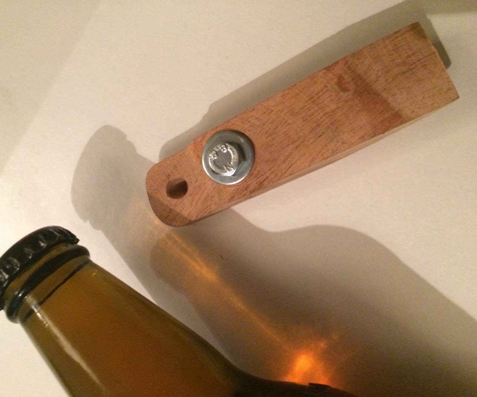Rustic Pallet Bottle Opener 