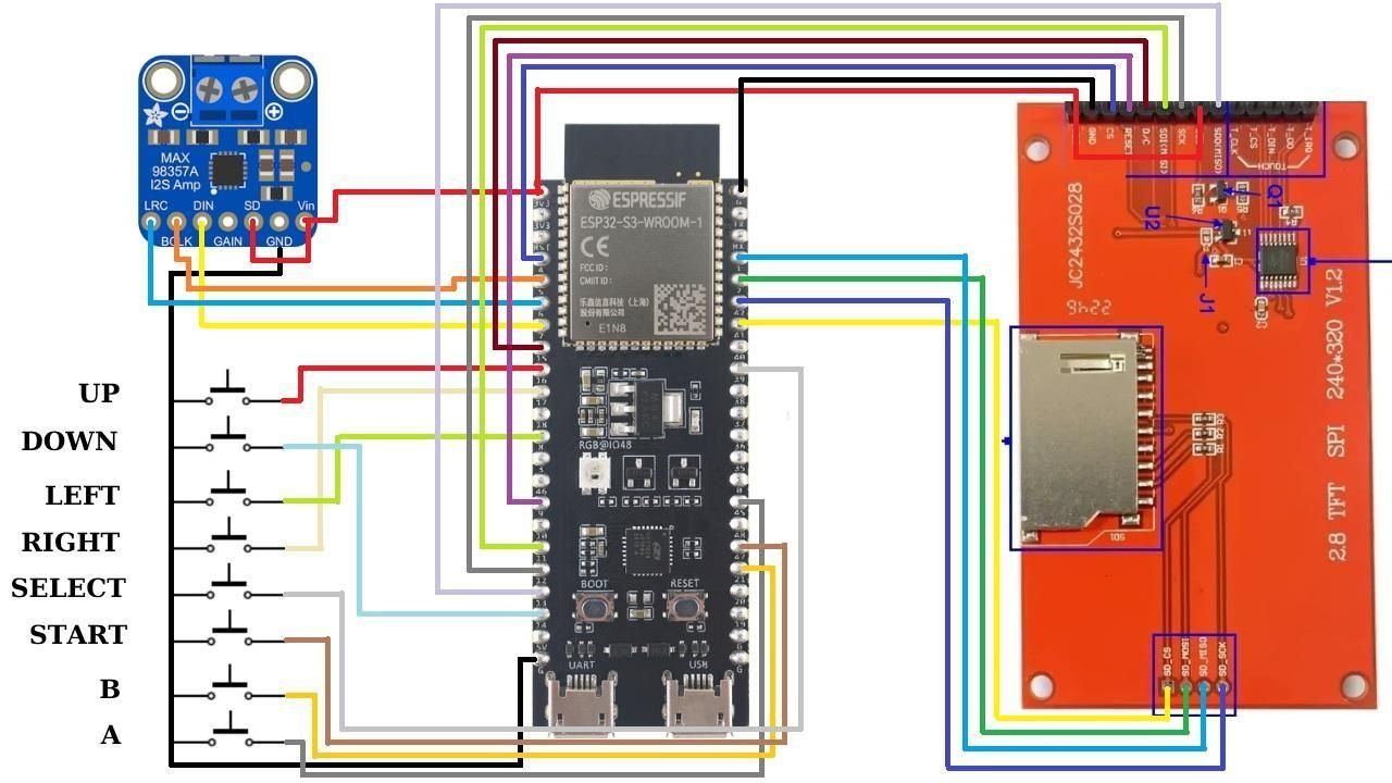 DIY Handheld NES Emulator Using ESP32-S3 : 6 Steps - Instructables