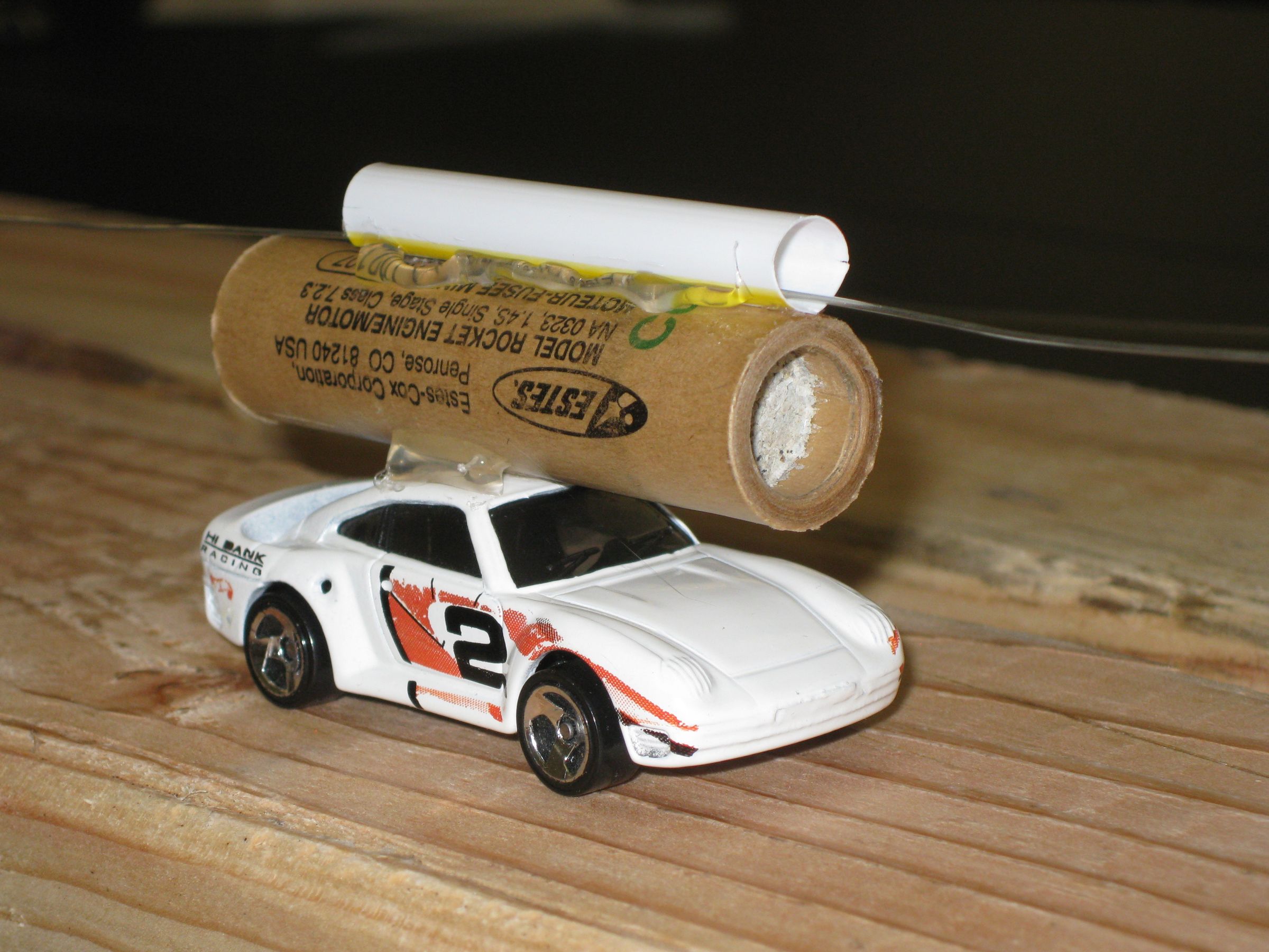 Fire and Measure a Rocket (Matchbox) Car