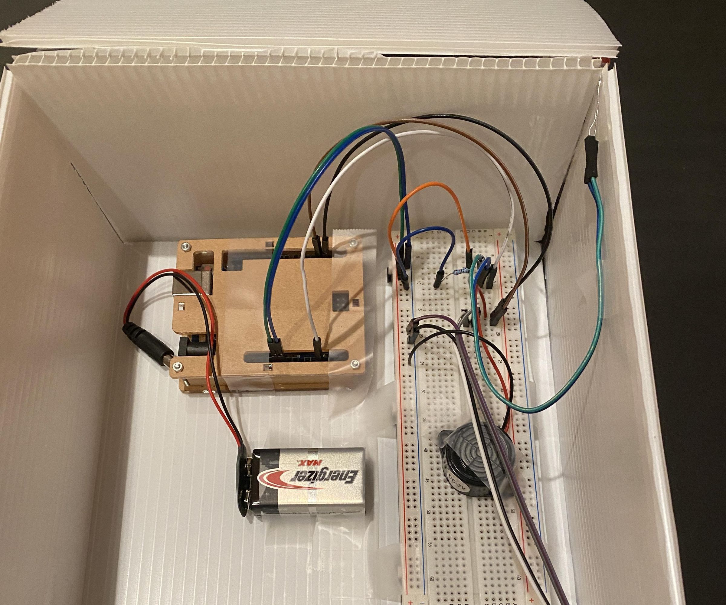 Light-sensed Arduino Alarm