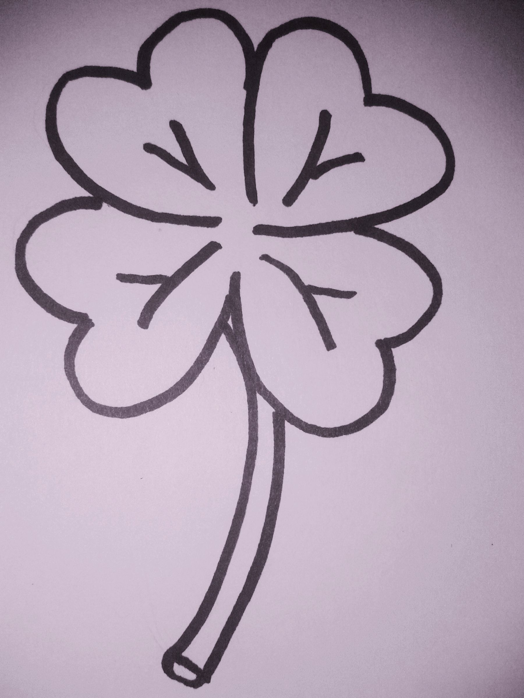 DOODLING 4 DUMMIES: 4 Leaf Clover