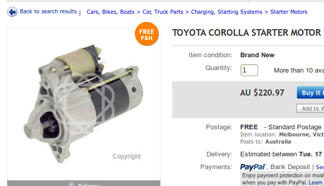 starter motor repair near me